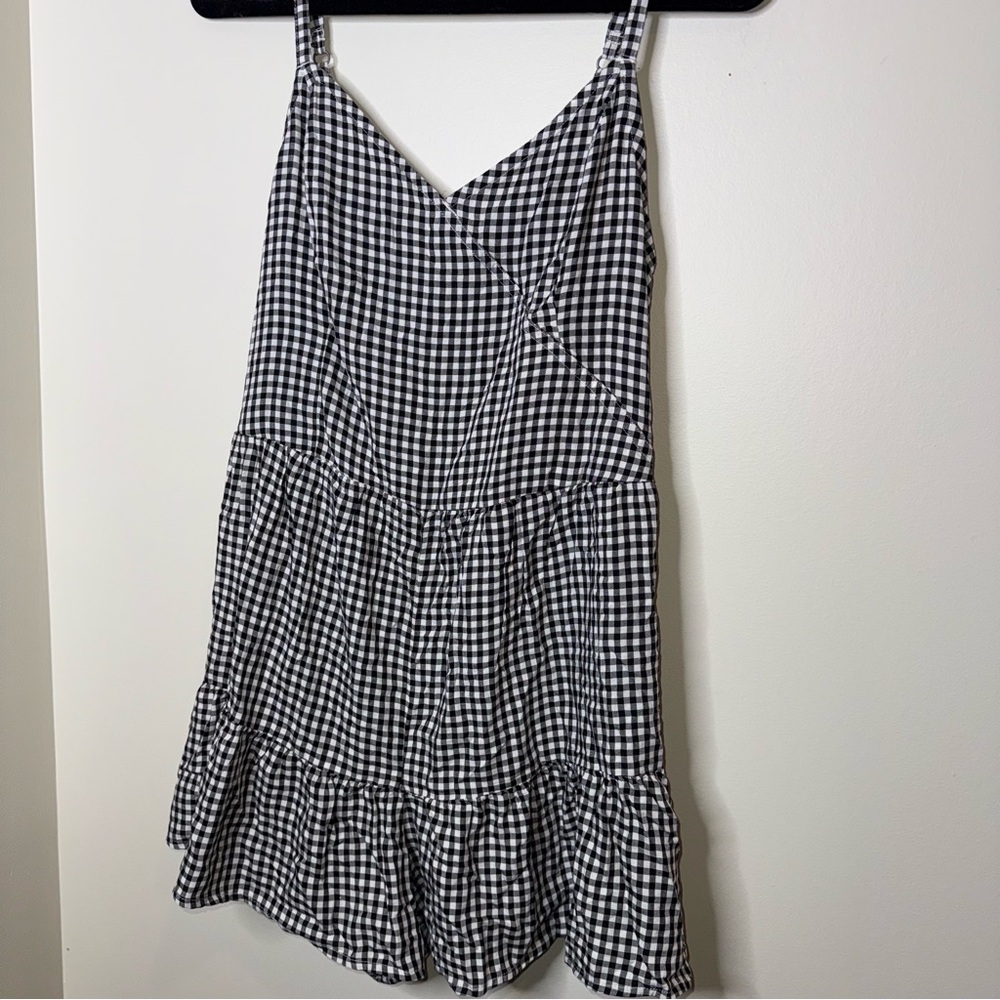 🖤Hollister Monochrome gingham Checkered Dress - Picture 2 of 4